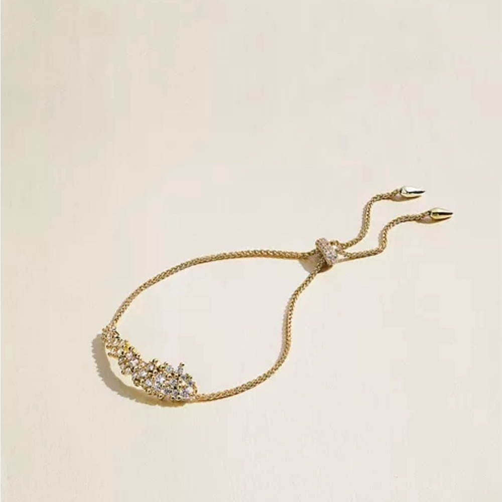 Kendra Scott Nolan Friendship gold sparkly bracelet
